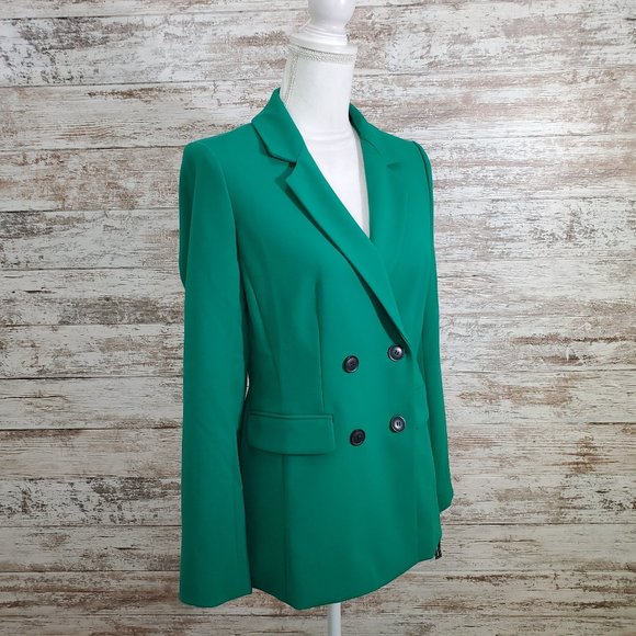 HALOGEN Green Ultra Double Breasted Blazer S - Picture 12 of 12